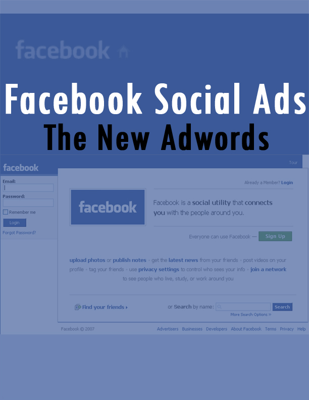 Facebook Social Ads  The New Adwords